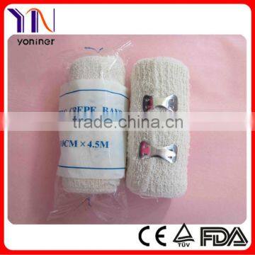 Cotton Crepe Bandage Elastic CE FDA Certificated Manufacturer