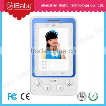 Ibaby real time tracking gps kids id card with gps tracker