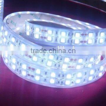 120led/m 14.4w/m IP33 IP65 PI68 low voltage 5050 double side different color glue flexible led strip