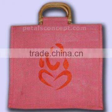 Jute Embroidery Shopping Bag