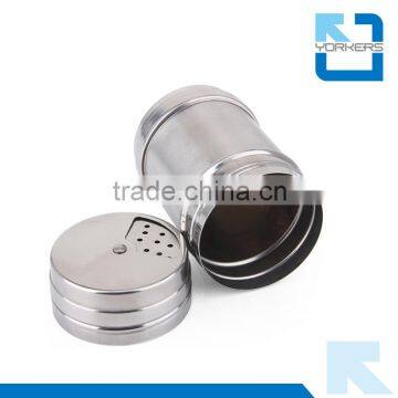 Rotatable Stainless Steel Salt And Black Pepper Shakers & Toothpick Holder photo-4