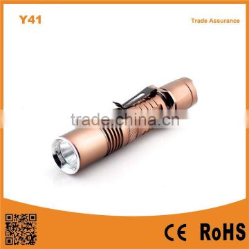 Y41 High power XML T6 LED aluminum rechargeable torch the best led flashlight