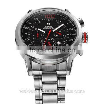 China Supplier WEIDE 2014 Hot Selling Fashion Sport Quartz Japan Movement Watch Water Resistant WH3311 Men Watches