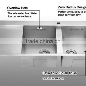 double kitchen sink drain parts