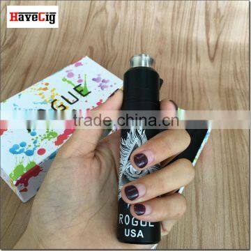 2016 new product 26650 Mechanical MOD rogue mech mod in alibaba