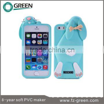 Blue mouse silicone phone case,silicone phone case