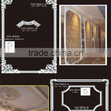 pu polyurethane insaide decorative corner moulding