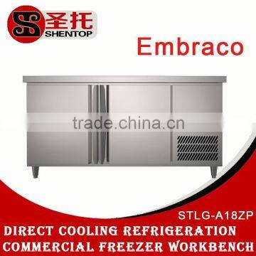 Shentop STLG-A18ZP Microprocessor Control Stainless Steel Worktops Refrigerators and Freezers