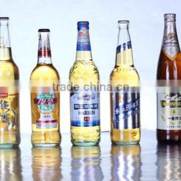 many kinds of packaging beer label