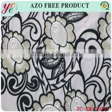 New Style Vintage Patten Rayon Fabric With Cutwork Embroidery photo-5