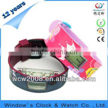 Children digital plastic watch