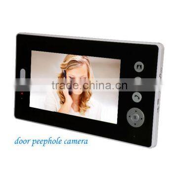 2.4GHz digital wireless ip video door viewer wireless front door peephole camera