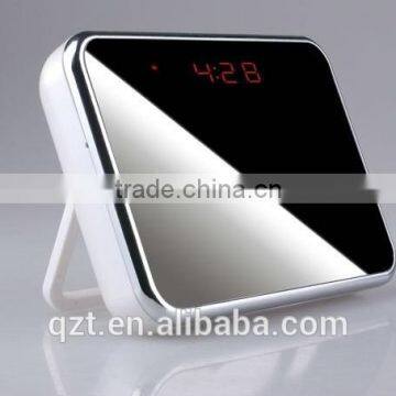 Table Mirror Clock V7 Alarm Clock Camera Hidden Camera Motion Detection MINI DVR Thermometer Display Record