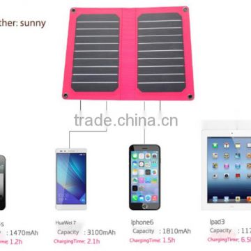 Smartphone USB 2.0 solar charger , 5.5v 1.93a solar battery charger