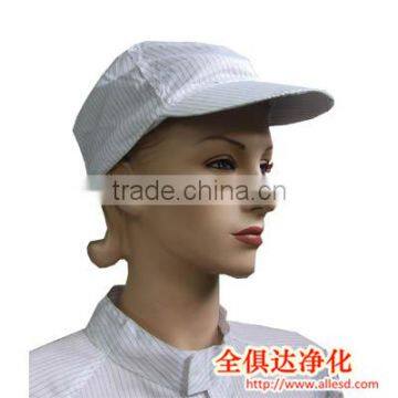 washable 5mm stripped esd work cap