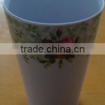 Melamine nice design printed plastic cups