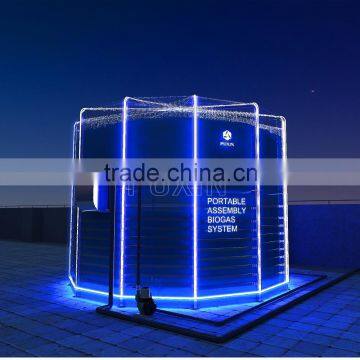 New15m3 Portable Assembly Biogas System Food Waste Treatment Plant photo-5