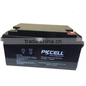 12V 65AH AGM Solar sealed lead acid rechargeable Maintenance Free Batteries Deep cycle UPS