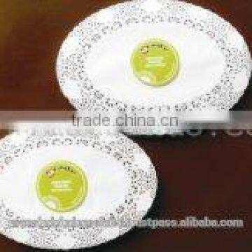 White Oval Doilies