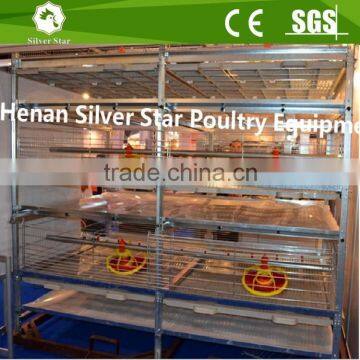 H type battery 4-tier design broiler chicken cages