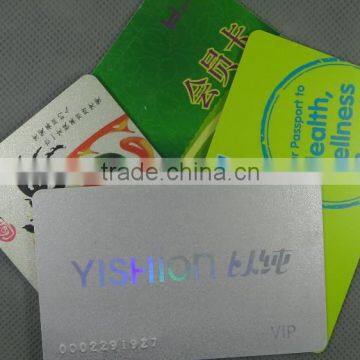 HOT!!!Low cost offset printing NFC pvc card with hot stamp