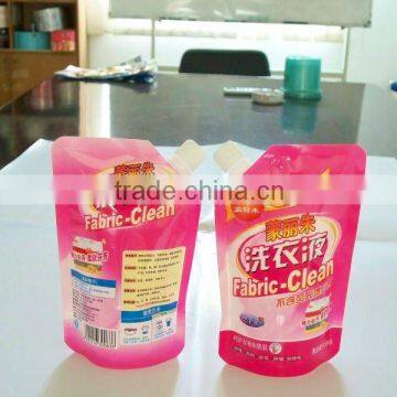 Detergent Liquid Bags With Spout