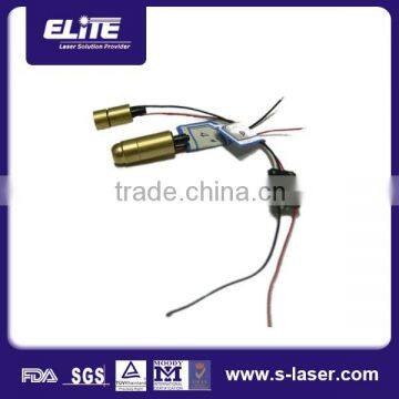 Brass/aluminum modern design diode module,660nm fiber pigtailed laser diode