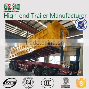 China Manufacturer CSAC widely used 3 Axles Tractor Tipper Trailer