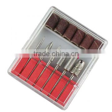 6pcs/set Electric Nail Drill Machine Burs Set Diamoned Nail Drill Files