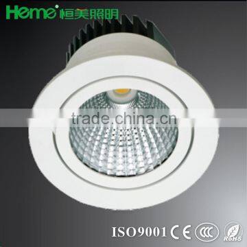 LED round COB 15W,20W 1050lm 1400lm LED ceiling recessed mount down light