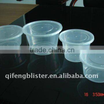 PP disposable microwave food container box/take away food container for hot and cold