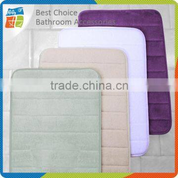 solid color memory foam bath mat