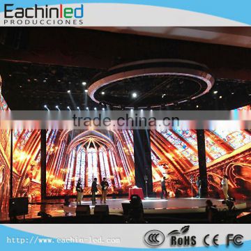 Ultra Slim Electronic Rental LED Signs Screen Indoor Video Wall in Cast Aluminum Cabinet