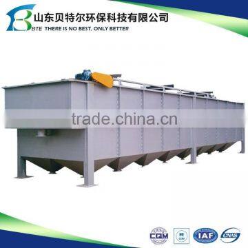 air floatation and sedimentation plant for plate sewage treatment