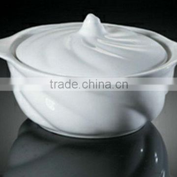 H0215 porcelain 4.5" mini cate pot with lid