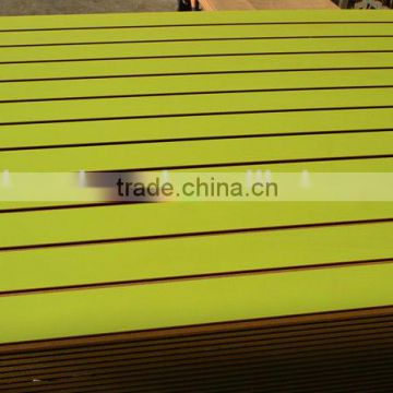 Surface decorative solid color slatwall high mdf panel