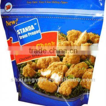 Plastic Snack Food Packaging Bag/Snack Bags With Zipper/Resealable Stand Up Bag