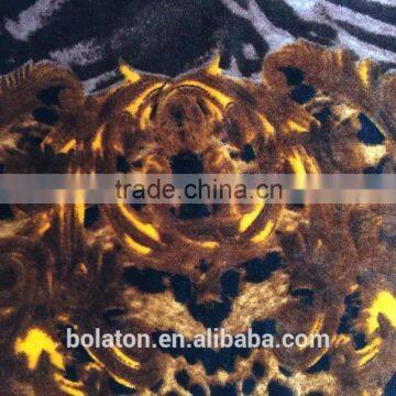 Luxury and Sexy Leopard Print With Flowers KS Velvet Fabric for Adult Age Group Garments photo-6