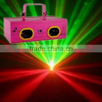 130mw double tunnels red and green party laser lighting