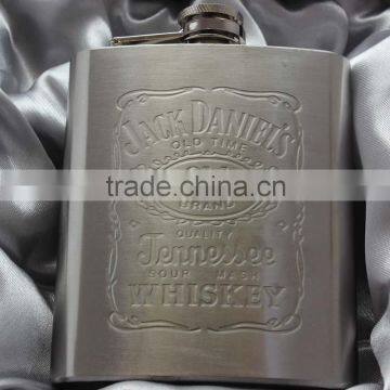 Jagermeister Hip Flasks/ Embossed Mini Hip Flask/ Unique Hip Flask