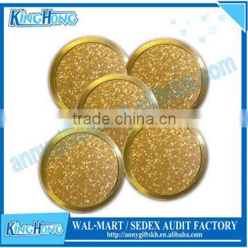 Factory sales glitzy blank golf balls marker