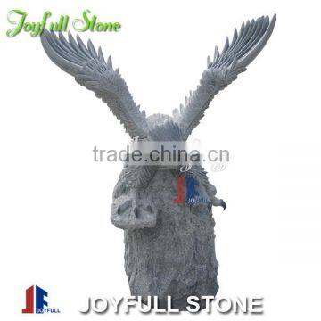 Dark grey Granite Eagle Figures