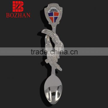 Promotional gift zinc alloy spoon,custom design welcome