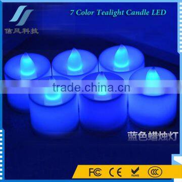 7 Color Battery Operated LED Tealight Candle LED Nightlight for Christmas Decoration photo-4