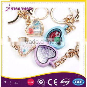 Strict Time Control Supplier ODM OEM Heart Shaped Colorful Key Chain