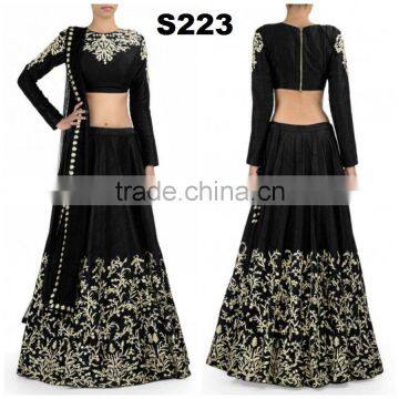 Raw Silk Lehenga on Sale