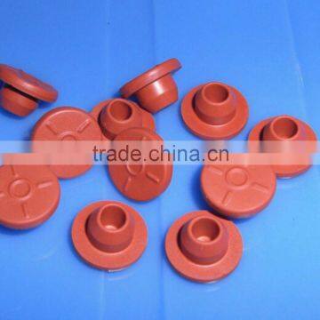 red rubber bottle caps for injection glass vials