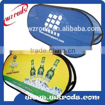 Advertising Display Horizontal Pop Up A Flag Banner