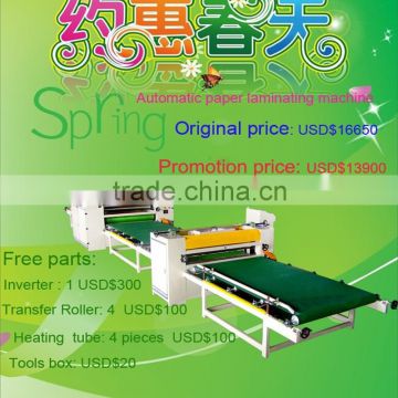 promotion lightweight wall panel machine sticking non-woven fabrics