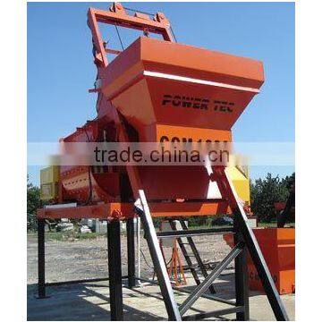 concrete mixing plant machine batching POWER TEC CCM 1600 double shaft